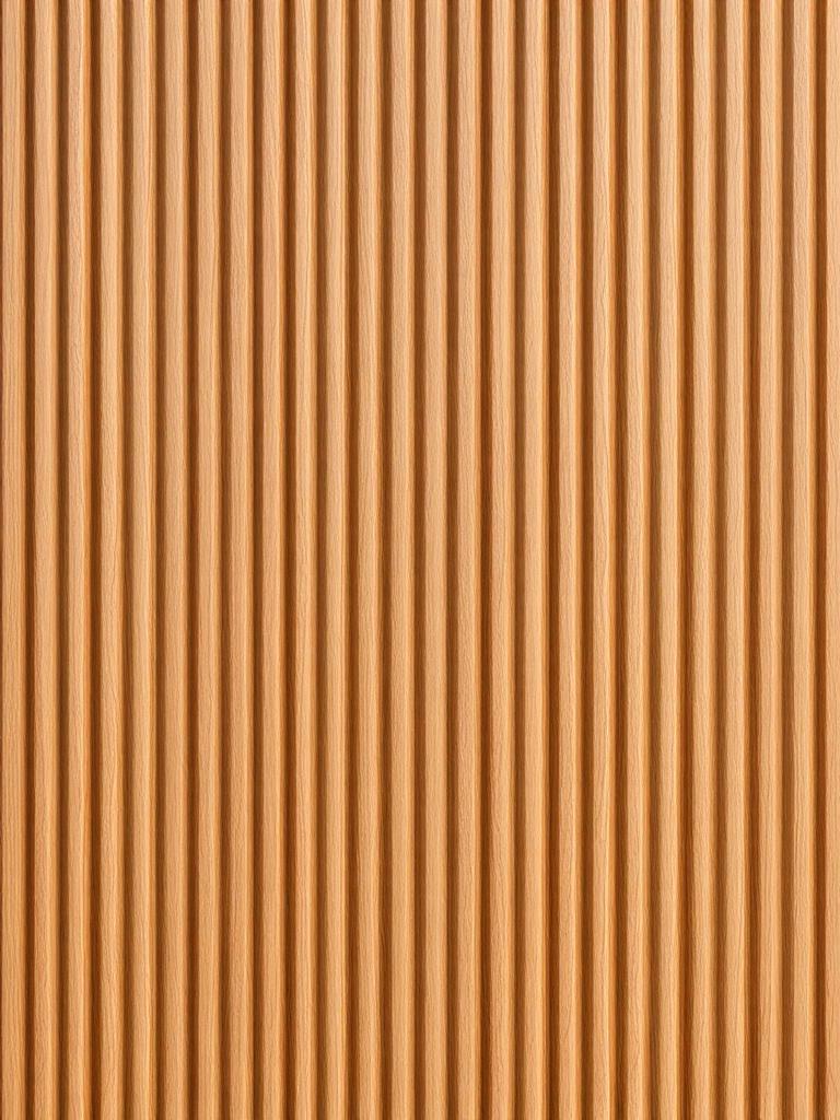 Painel ripado WPC na cor Freijó