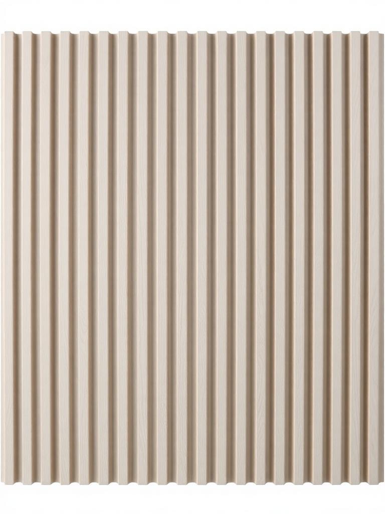 Painel ripado WPC na cor Fendi